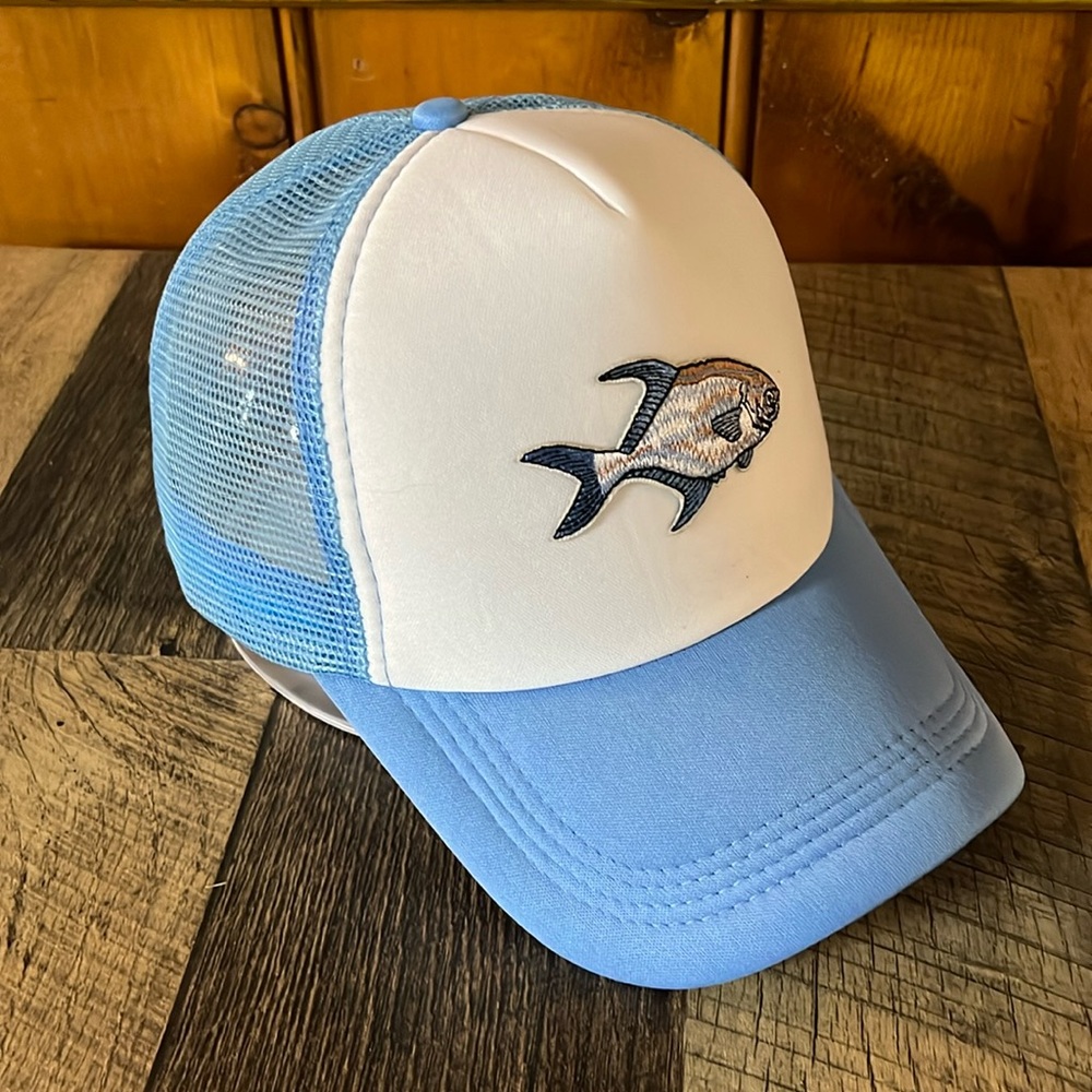 CUSTOM DESIGN OLD SCHOOL FOAM TRUCKER FISHING HAT.